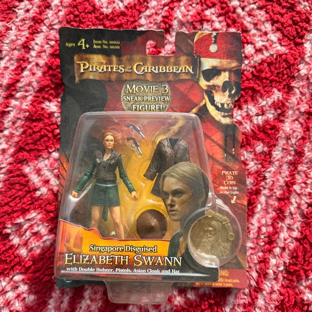 2007 Pirates of the Caribbean Elizabeth Swann Figure 3D Coin Sneak Preview